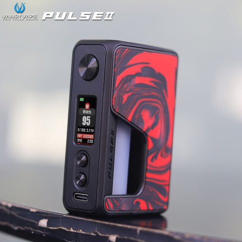 Vandy Vape PULSE V2 95w Squonk Box Mod On White Background