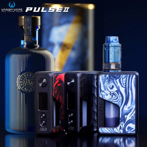 Vandy Vape PULSE V2 95w Squonk Box Mod On White Background