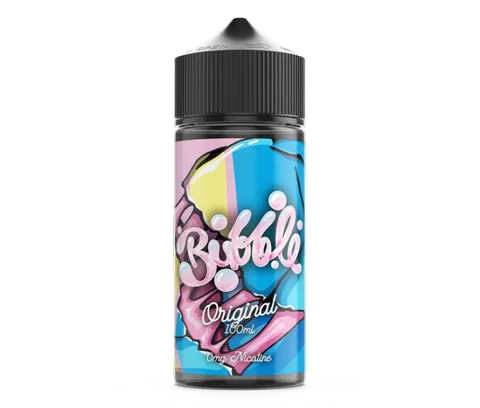 Vape Distillery Bubble 100ml Shortfill E-Liquids Original On White Background