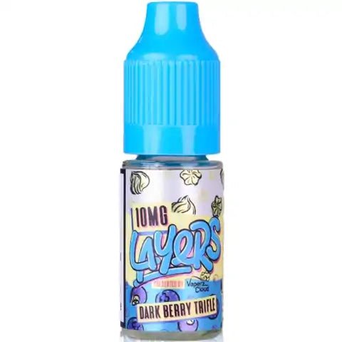 Vaperz Cloud Layers Salt 10ml Dark Berry Trifle / 10mg On White Background