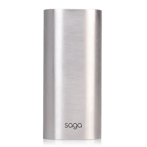 Vaperz Cloud Saga Mini Mod Silver On White Background