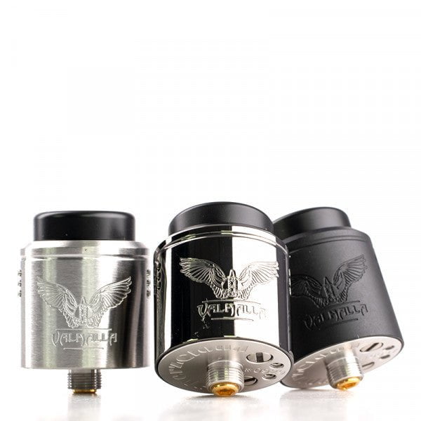 Vaperz Cloud Valhalla Micro 25mm RDA On White Background