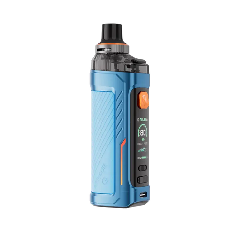 vaporesso armour g vape kit blue on black background