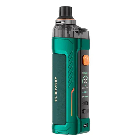 vaporesso armour gs vape kit green on white background