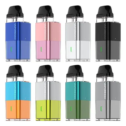 vaporesso cube pod vape kit all colors 1 on white background