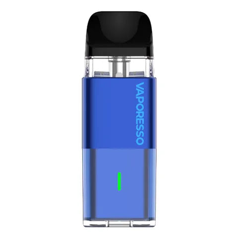 vaporesso cube pod vape kit ocean blue on white background