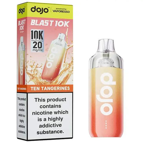 Vaporesso Dojo Blast 10K Prefilled Vape Pod Kit Ten Tangerines