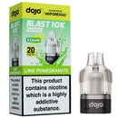 Vaporesso Dojo Blast 10K Prefilled Pods + Refill Container Lime Pomegranate