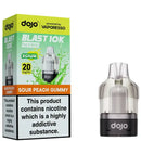 Vaporesso Dojo Blast 10K Prefilled Pods + Refill Container Sour Peach Gummy