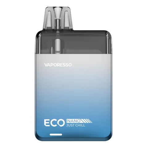 vaporesso eco nano phantom blue on white background