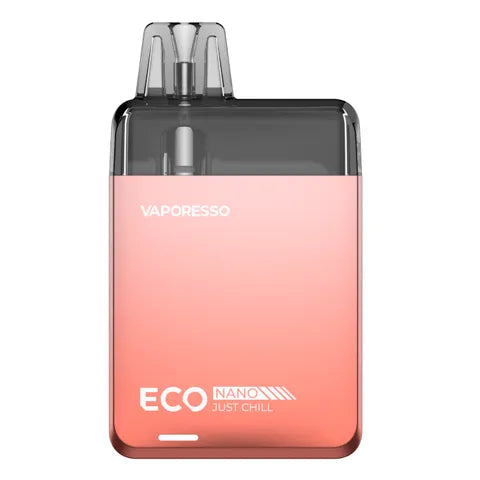 vaporesso eco nano sakura pink on white background