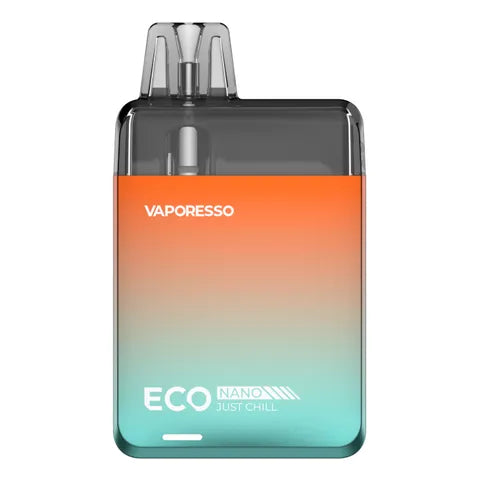 vaporesso eco nano sunrise orange on white background