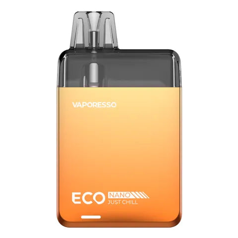 vaporesso eco nano sunset gold on white background