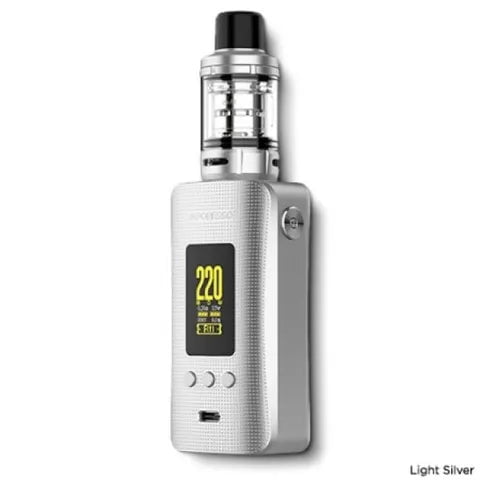 Vaporesso Gen 200 Kit Silver On White Background