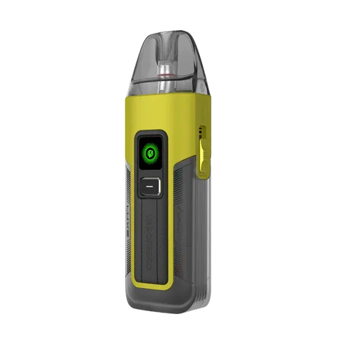 vaporesso luxe x2 pod vape wasp yellow on black background