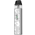 vaporesso xros 4 mini pod vape kit in camo silver colour on clear background