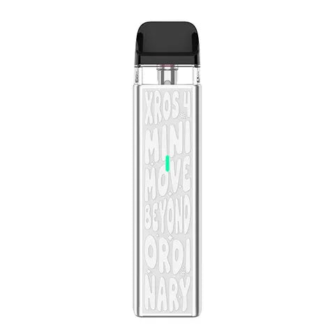 vaporesso xros 4 mini pod vape kit in word pop colour on clear background