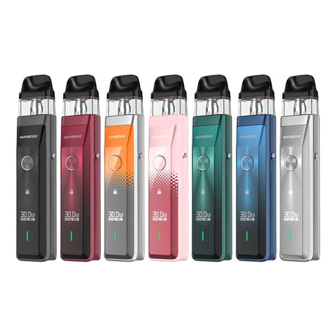 vaporesso xros pro pod vape all colours in white background