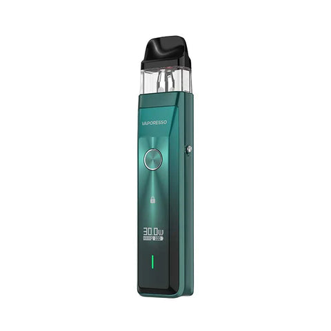 vaporesso xros pro pod vape green in white background