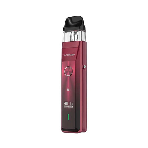 vaporesso xros pro pod vape red in white background