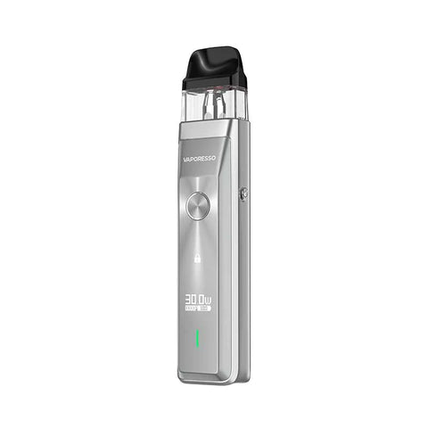 vaporesso xros pro pod vape silver in white background