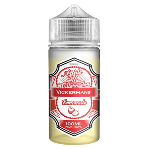 Vickermans Lemonade 100ml Shortfill Vape Juice Apple & Watermelon Lemonade