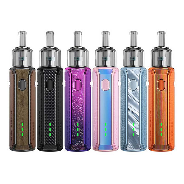 voopoo doric e pod vape all colours on white background