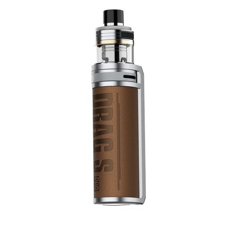 Voopoo Drag S Pro 80W Pod Kit 3000mAh Sahara Brown On White Background