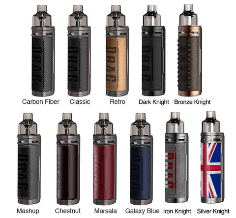 Voopoo Drag X 80W Mod Pod Kit On White Background