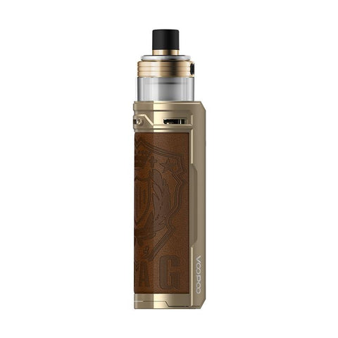 Voopoo Drag X PNP-X Pod Kit Shield Gold On White Background