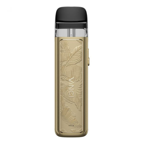 VooPoo Vinci Pod Royal Edition Kit Gold Leaf On White Background