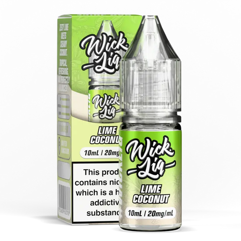 Wick Liq Bar Juice 10ml Nic Salts Lime Coconut 20mg