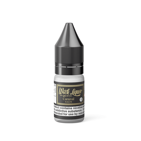 Wick Liquor 10ml Nic Salts Carnival / 10mg On White Background