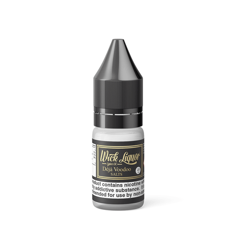 Wick Liquor 10ml Nic Salts Deja Voodoo / 10mg On White Background