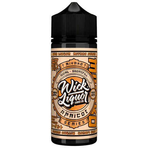 Wick Liquor Apricot Miyako Yoghurt 100ml Shortfill