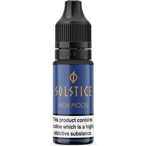 Wick Liquor Solstice 10ml Nic Salt E-Liquids New Moon / 10mg On White Background