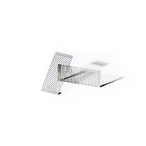 Wotofo Mesh-Style Multi Hole 0.18ohm Mesh Strips On White Background