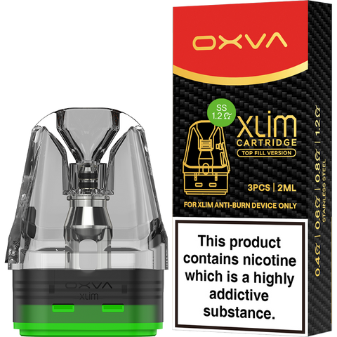 OXVA Xlim SS Replacement Pods 1.2ohm