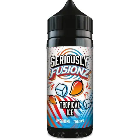 Doozy Seriously Fusionz tropical ice 100ml Bottle on white background