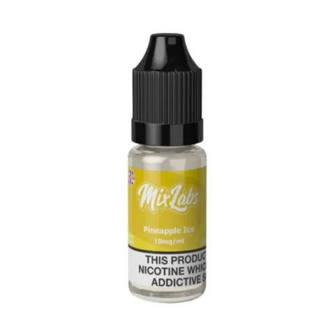 Mix Labs Pineapple Ice Nic Salt On White Background