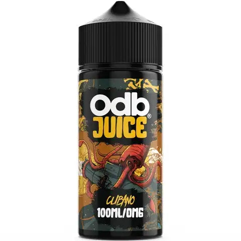 ODB Juice Cubano 100ml bottle on white background