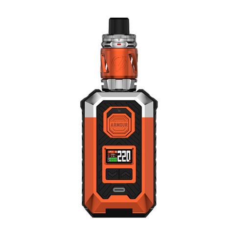 Orange Vaporesso Armour Max Kit On White Background