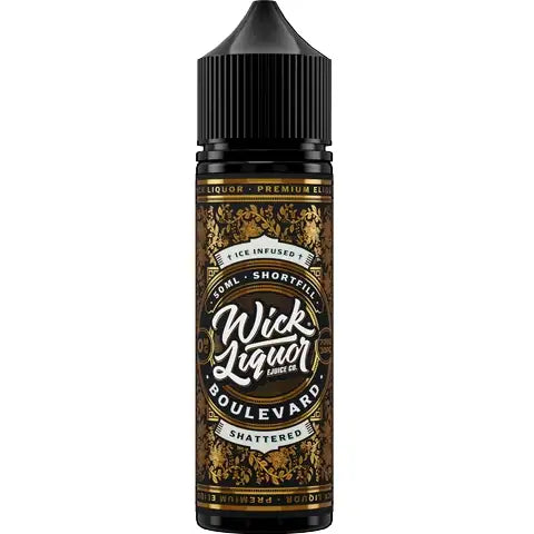 Wick Liquor 50ml Shortfill Juice Range