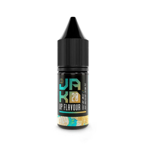 blue raspberry cream pie fugly jakd 10ml nic salt on white background