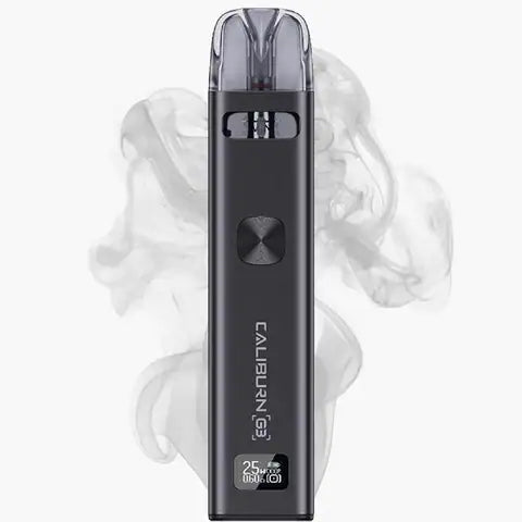 Uwell Caliburn G3 Pod Vape Kit Black On White Background